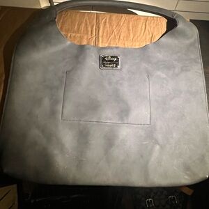 Disney Loungefly Hobo Bag, Black with Mickey Mouse input on side